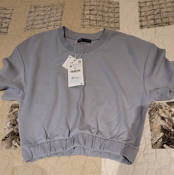 Short Sleeve Sweat Top - Picture 2 of 2